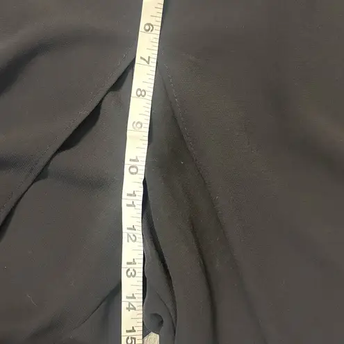 Metaphor Black Layered Chiffon Overlay Pants