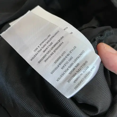 Equipment Hagan Tuxedo Satin Stripe Trousers Black Pants