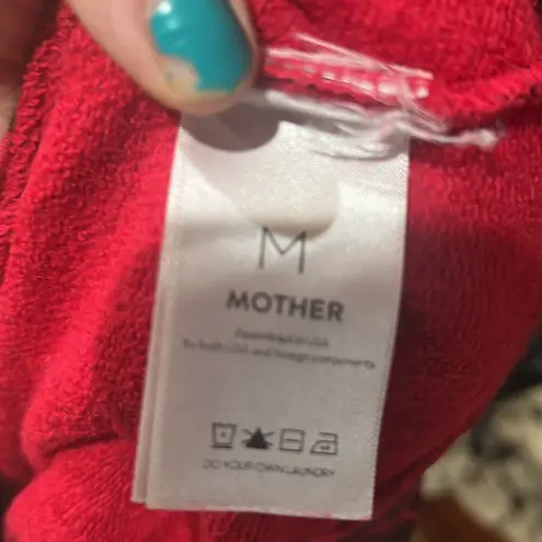 Mother red animal print sweatshirt Size M