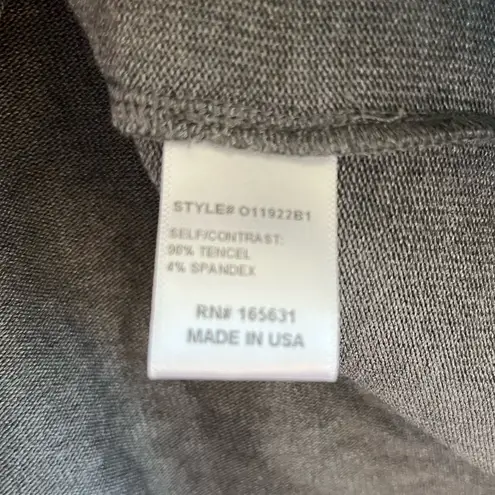 Johnny Was Calmé Sweater Tunnel Drawstring Crop Sweater in Gray Sz XS NWT