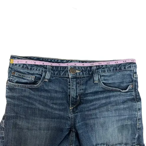 Eddie Bauer  Women's Low Rise Denim/Jean Shorts Size 8 Breathable Stretch