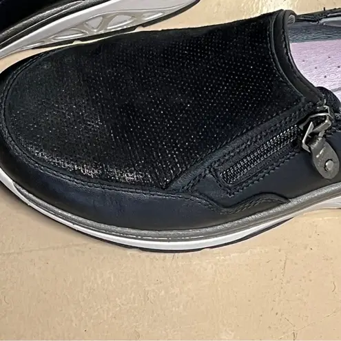 Aravon Black Pyper Side Zip Shoes Size 5