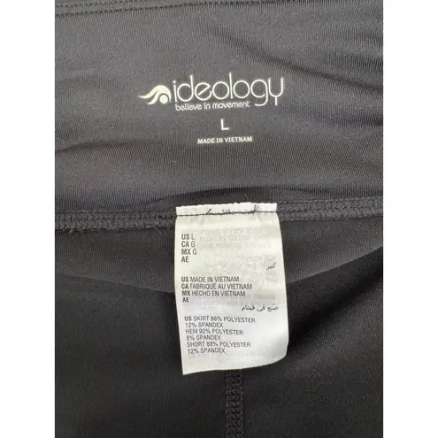 Ideology Skort Athletic Tennis Golf Built-In Shorts Pocket Black L