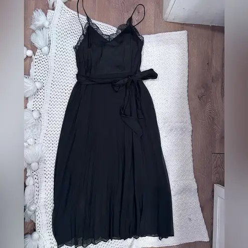 Sandro NEW DRESS PARIS WOMENS 38 Elegant Black Pleated