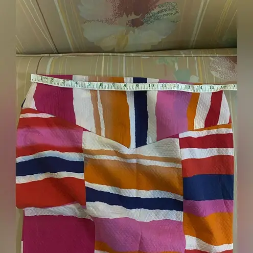 Diane Von Furstenberg  watercolor skirt size 10 96% cotton