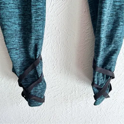 Beyond Yoga Overture Strappy Ballet Midi Legging Spacedye Green Sz Small