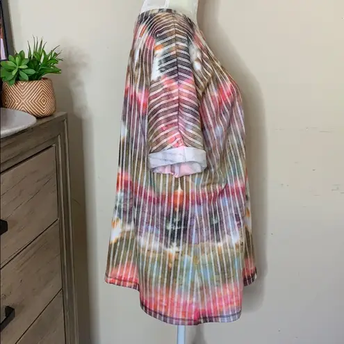 ZARA  • art to wear retro tie dye oversized shirt