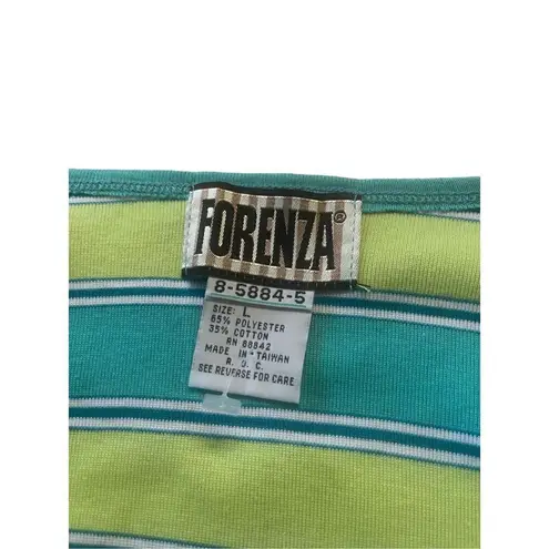 Forenza Vintage  Y2K knit striped top sz Large