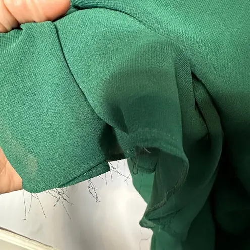 Dessy Collection Discontinued Hunter Green Long Formal Dress Size 8 Style # 2907