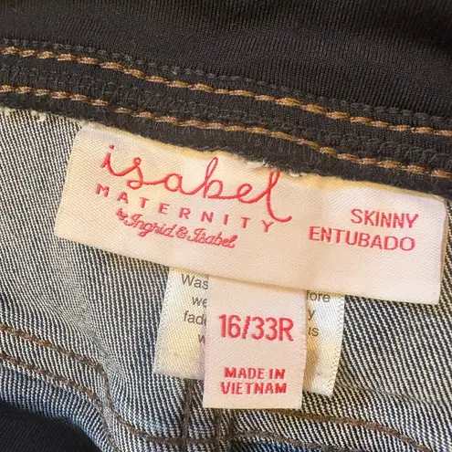 Isabel Maternity by Ingrid & Isabel Skinny Jeans Size 16/33R Blue