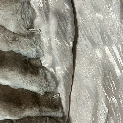 Smith Fine Furs Womens Natural Chinchilla Fur Bolero Jacket Size M Formal Event Gray Size M