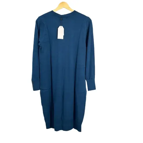 Universal Standard Sweater Dress Blue Long Sleeve Crewneck Size 4XS / 0-00 New