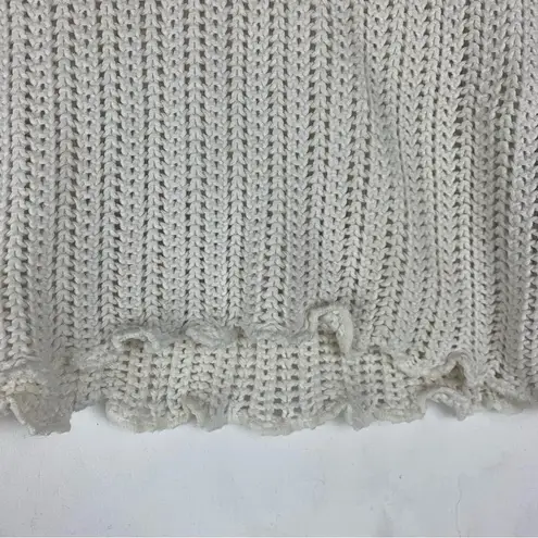 Abercrombie & Fitch  women's medium loose knit long sleeve Crop Top nautical rela