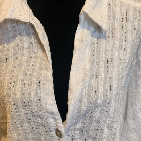 ZARA 33.  White Button Down Shirt