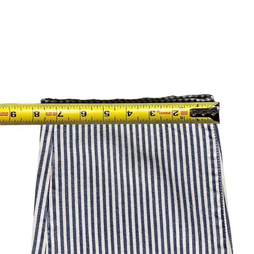 NWT Daily Blue Women's Mantra Wide Barrel Striped Pants Size 24 Wuther Casual