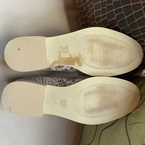 Seychelles Tigers Eye Penny Loafer Snake Size 6