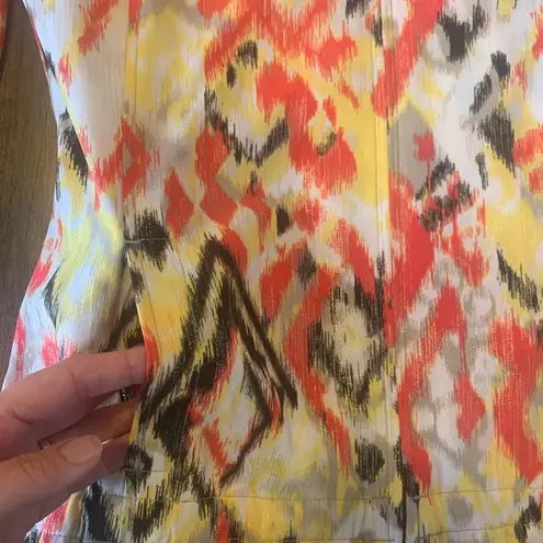 Laura Ashley Vibrant Red and Yellow Patterned jacket