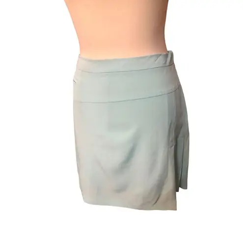 IZOD light blue tennis golf skort hidden zipper closure size 12