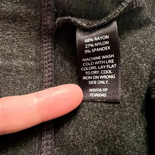 Betabrand Pants PS Charcoal Gray Pull On Straight Workwear Stretch Small Petite