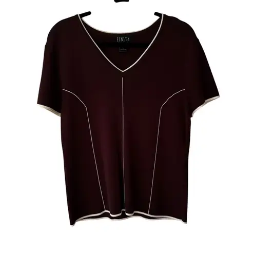 FINITY Women's Brown Knit V