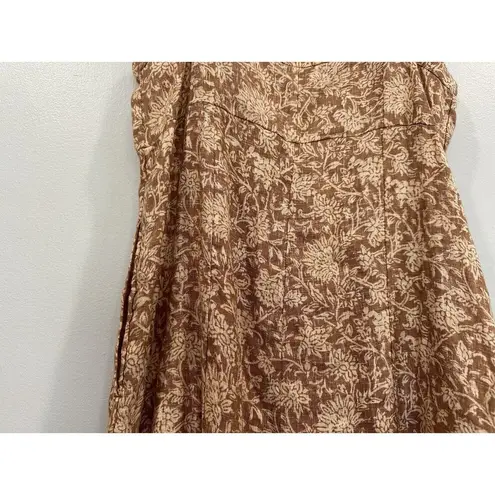 Faherty  Kendall Dress in Bronze River Size Medium M NWOT