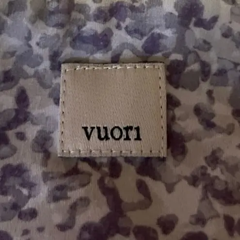 Vuori Daily Bra Gray Camo Camouflage Sleeveless Athletic Sports Bra Crop Top S