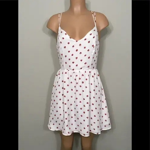 Lucca Couture New. Urban Outfitters white & red floral dress.