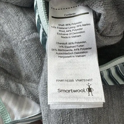 Smartwool Large Sport Lined Shorts Merino Wool Running Athletic Wicking Striped