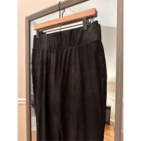 K Jordan Laced Trim Black Leggings Large Black