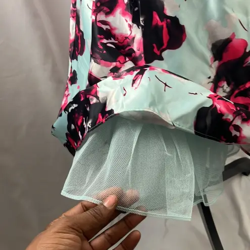 Blondie Nites by Stacy Sklar floral print skirt size 1 (xtra small)