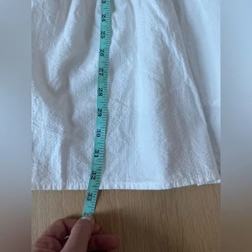 SANCIA Anthropologie Lea Summer Off White Tiered Dress Size Small 1969