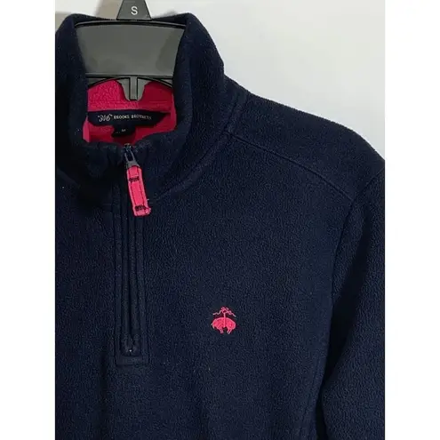 Brooks Brothers 345 Women’s Sweatshirts Quarter Zip Turtleneck Navy Blue Medium