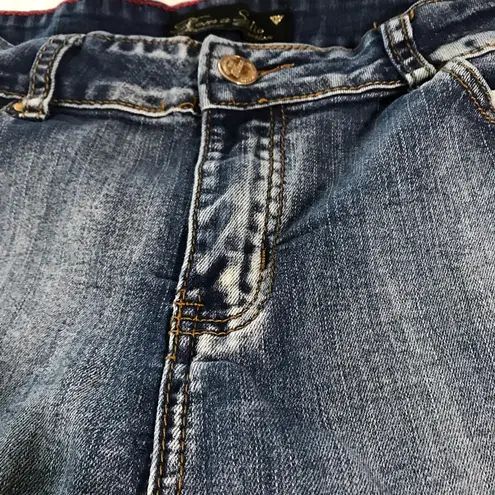 Women’s Roma Studio High Rise Juniors Blue Denim Jean Shorts Size 11