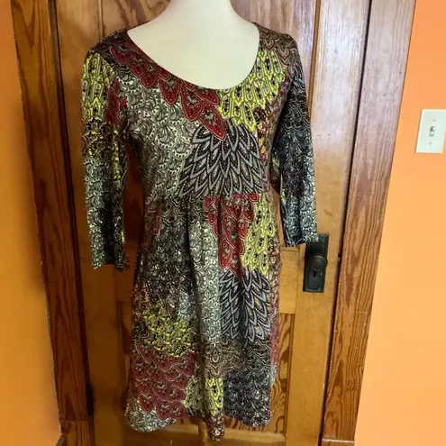 Reborn bright mandalas sweater dress Size M