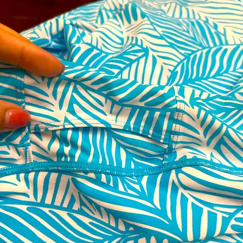 Coolibar Big Wave Swim Skort | Size Large | UPF 50+ Blue