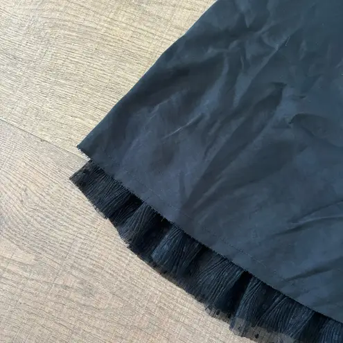 Free People  one I love black tiered ruffle tank top cami