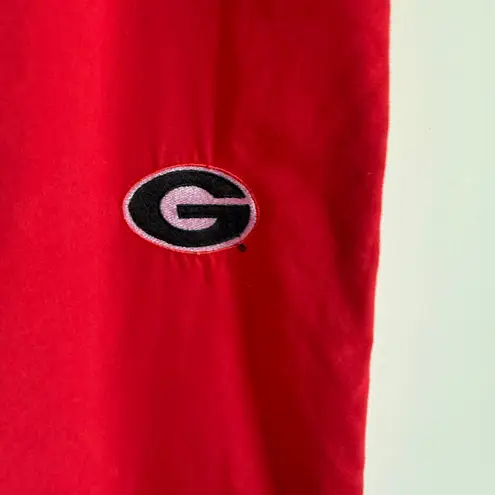 Burcs Womens Scrub Pants Sz S Red UGA Georgia Bulldogs G