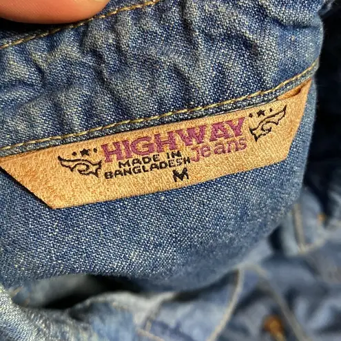 Highway Jeans  WESTERN DENIM BUTTON UP SHIRT BUSINESS CASUAL DRESS COWGIRL