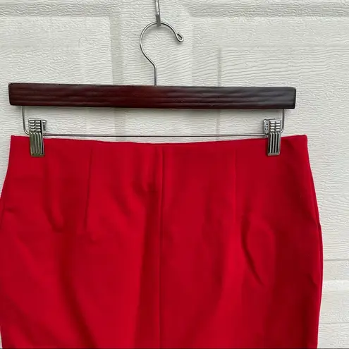 J.Jill  Women’s Skirt Red Pull On Stretch Pencil Small