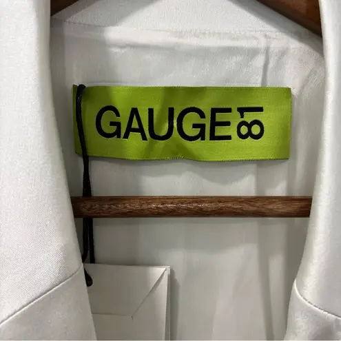 Revolve Gauge81 Women’s Mandalay Blazer Size 40 Ice Stretch Satin Jacket NWT  - Image 4