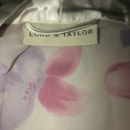 LORD & TAYLOR MULTICOLOR FLORAL SEMI