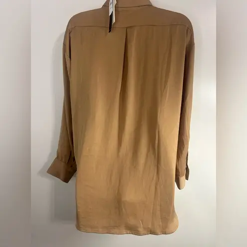Banana Republic  camel blouse. New with tag, size S.