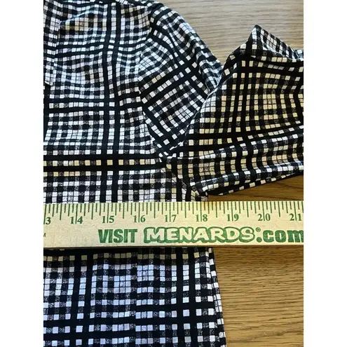 Lysse Shiffer Button down Long sleeve Plaid Stretched Women's Shirt S Designer