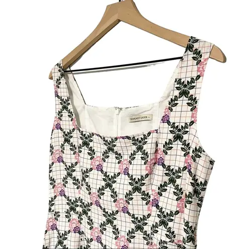 The East Order Tarshie Mini Floral Dress Preppy Check Large