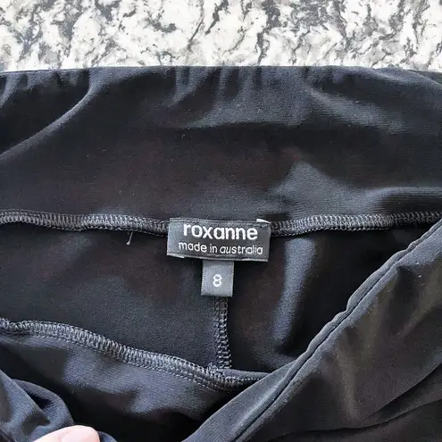 Roxanne Collections Black Roxy Crepe Pants Size 4