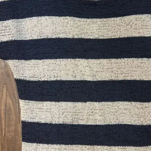 WD•NY WD NY Women's XS Striped Pullover Sweater Multicolor Crew Neck