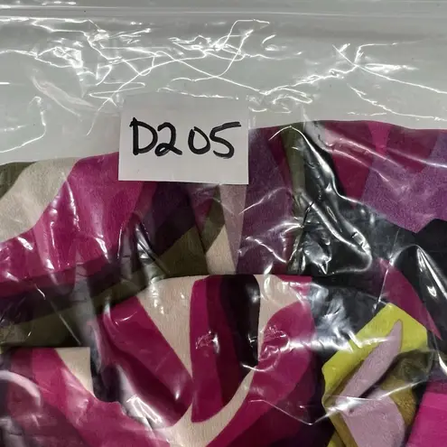 Missoni for Target M Medium Button Up Top Floral Blouse Retro Long Sleeve Womens Pink