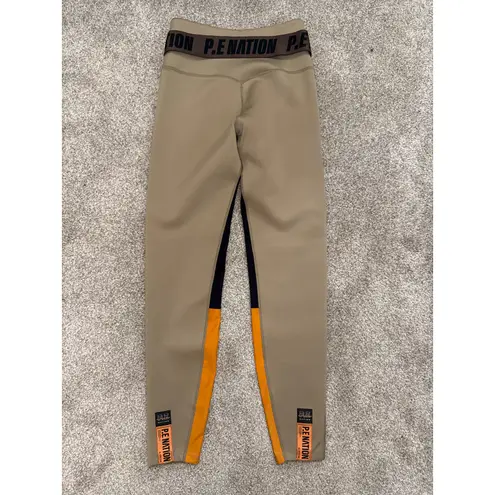 Peloton High Rise P.E. Nation Matte Finish Coastline Legging in Kelp, S