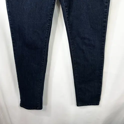 NYDJ Size 10 Jeans Dark Wash Mid Rise Slim Straight Denim Not Your Daughters 374