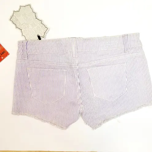 Hot Kiss Cici Striped Purple Cici Shorts Size 1
